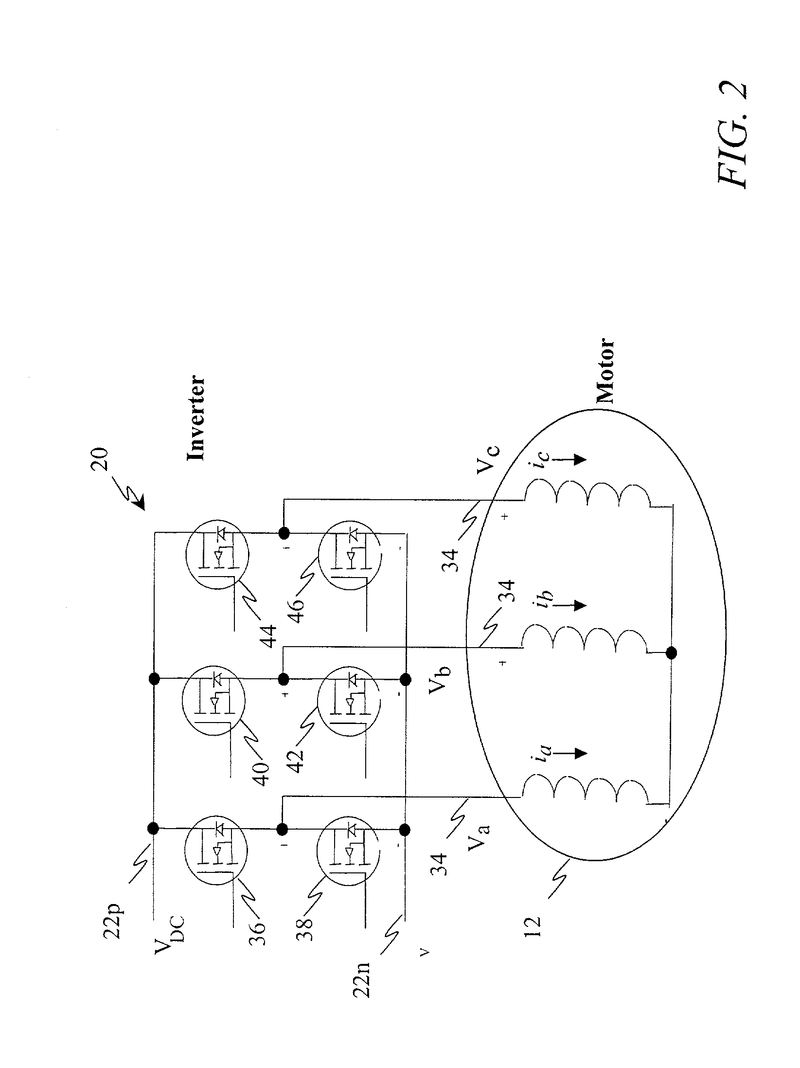 Switching methodology for ground referenced voltage controlled electric machine