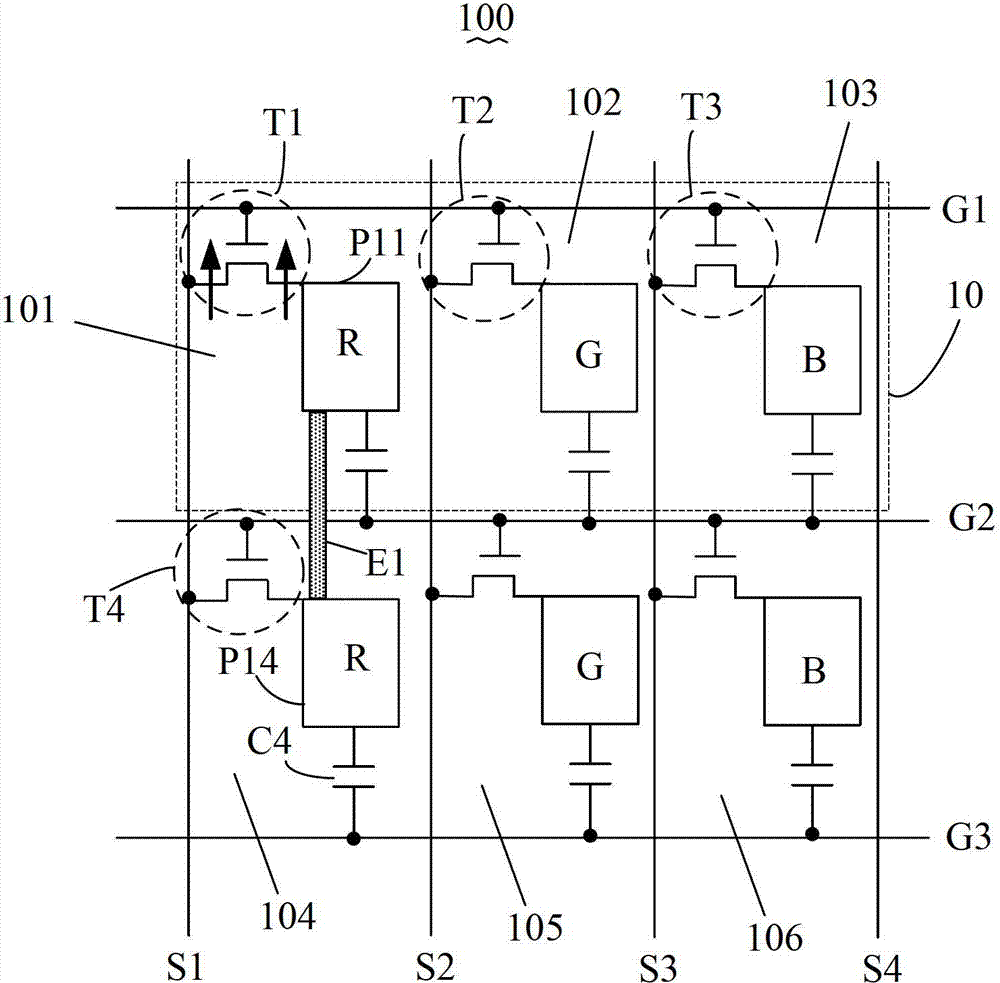 Liquid crystal display panel and repairing method of liquid crystal display panel