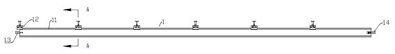 Rail assembly of long-stroke rail robot