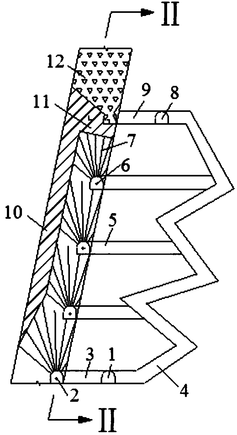 Induced-falling mining method for steep medium-thickness ore with hanging side containing unstable rock stratum