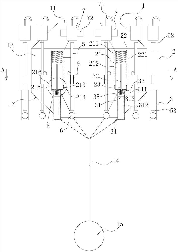 Quickly liftable net cage