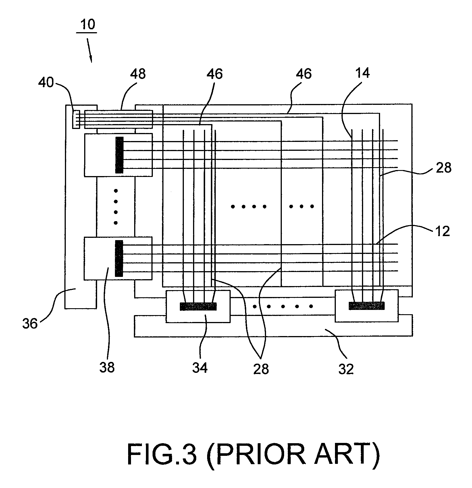 Liquid crystal display panel having a touch function