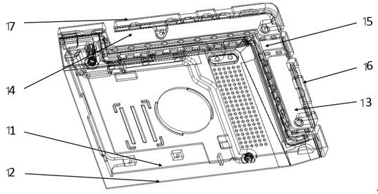 WWAN antenna suitable for all-metal rear shell of notebook computer