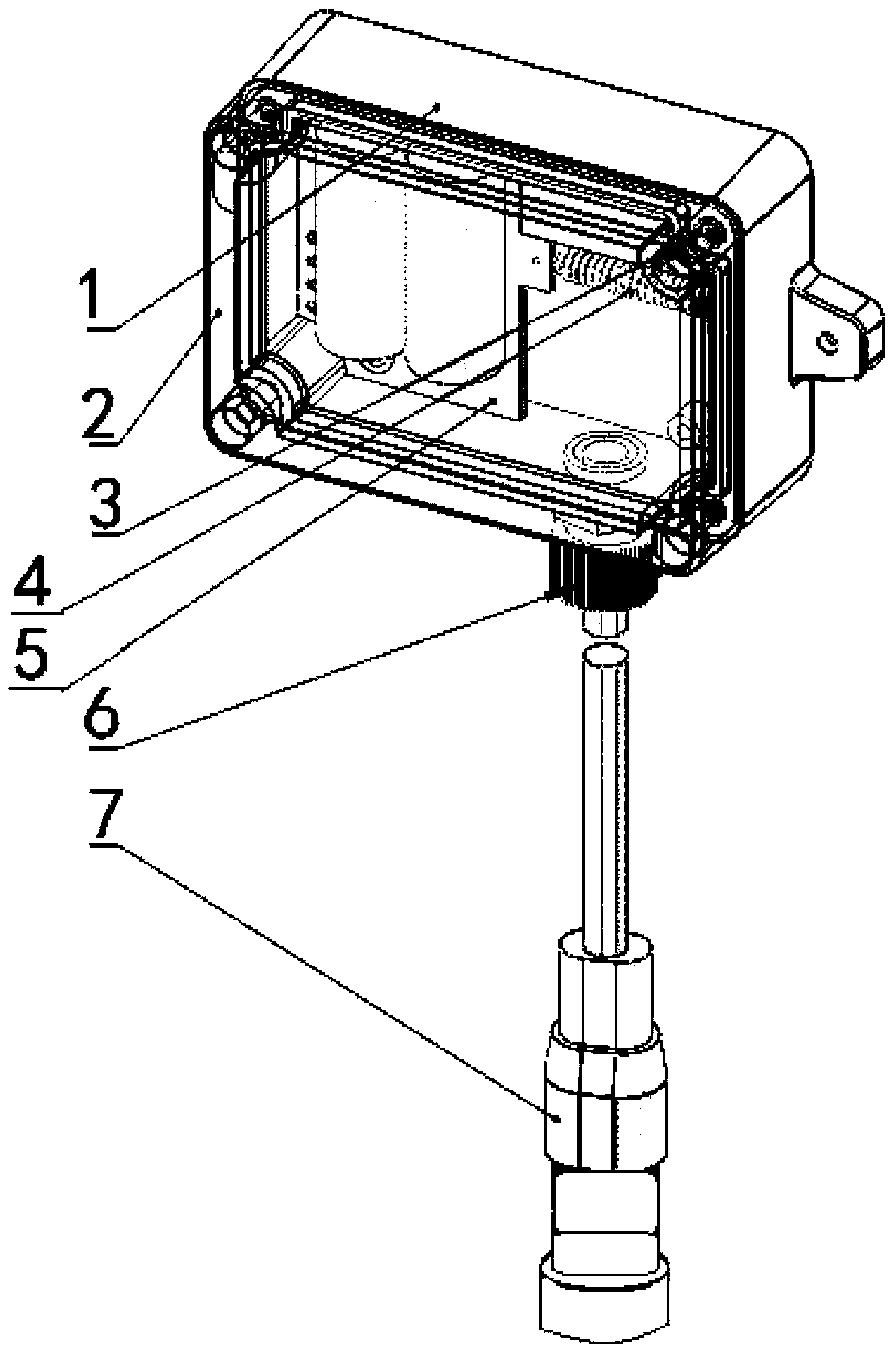 Temperature real-time collection device