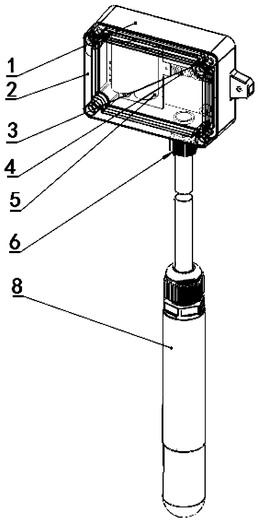 Temperature real-time collection device