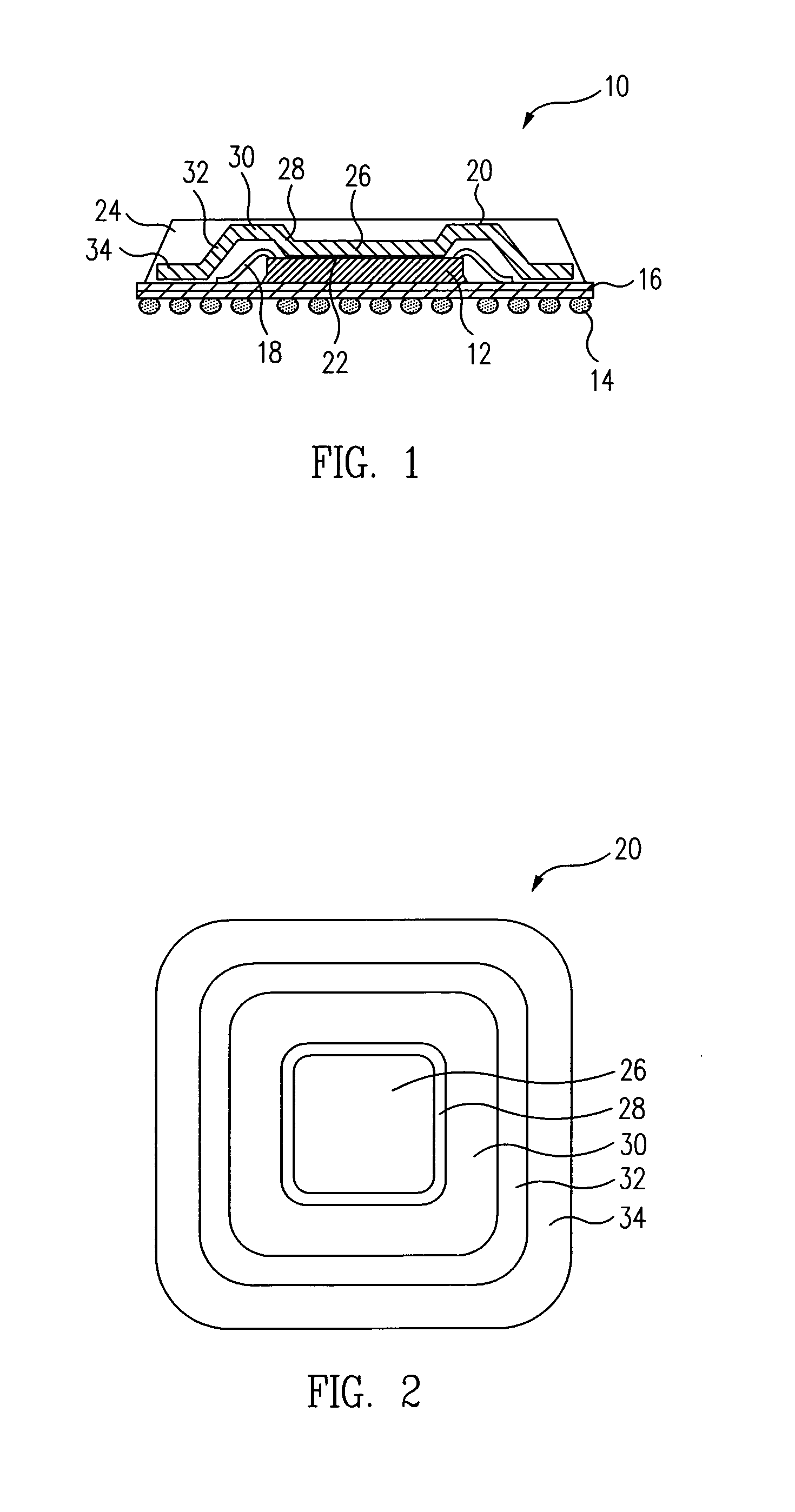 Embedded heat spreader ball grid array