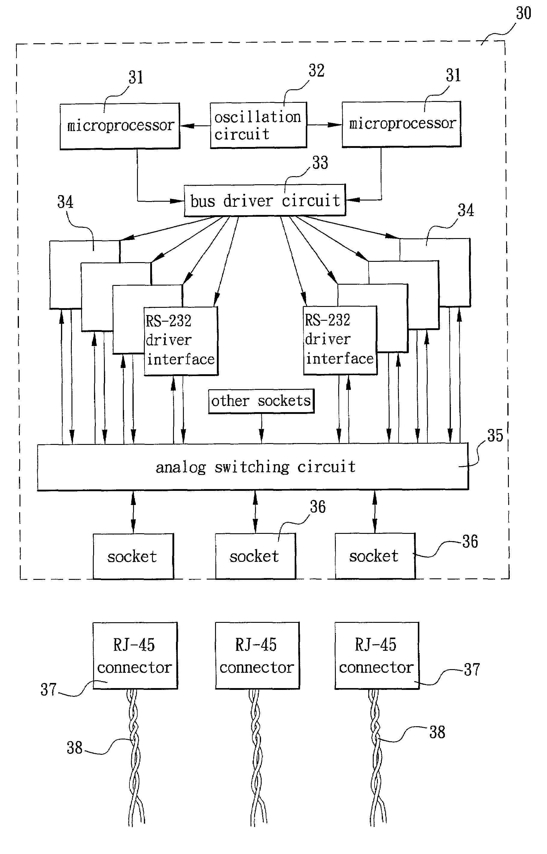 Network switching apparatus for supplying power to network communication equipment through twisted pair line