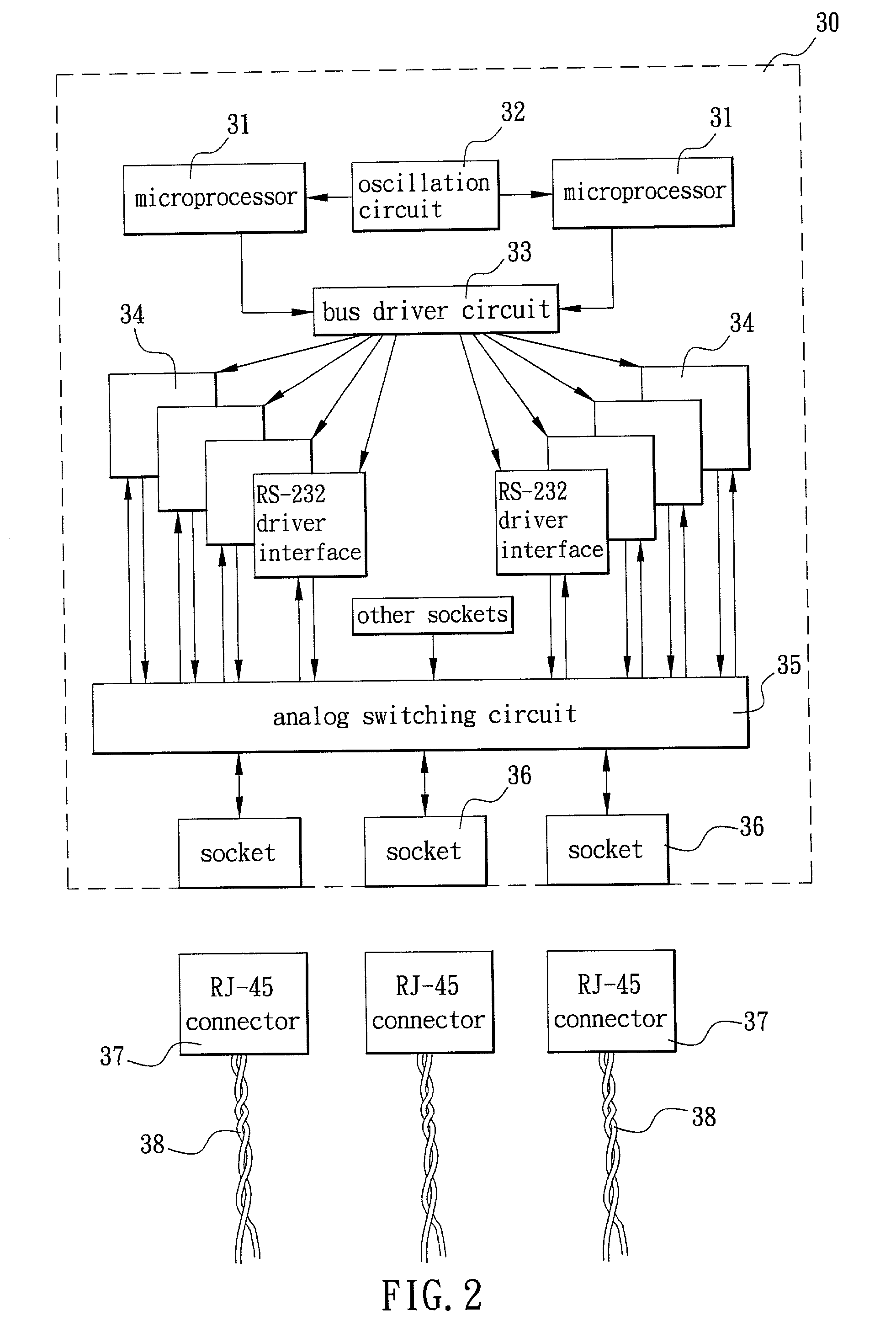 Network switching apparatus for supplying power to network communication equipment through twisted pair line