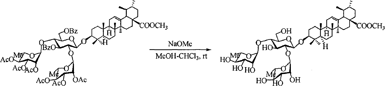 Ursolic acid saponin, preparation method thereof and application in resisting highly pathogenic H5N1 influenza virus