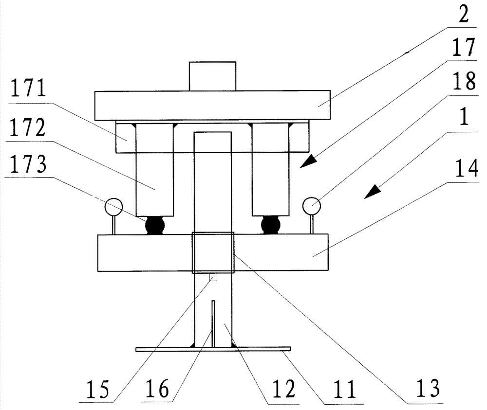 Simple detection device and detection method for detecting slip resistance of scaffold right-angle coupler