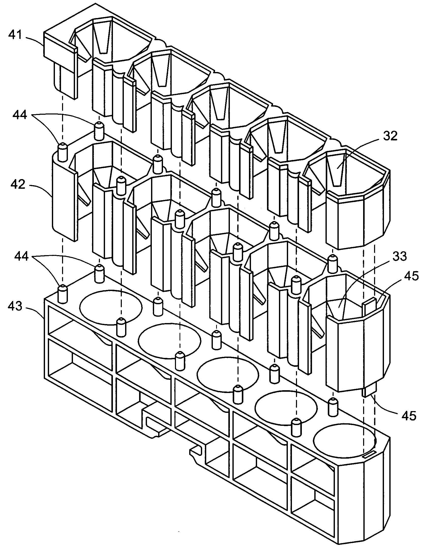 Tube rack accommodating a range of tube diameters