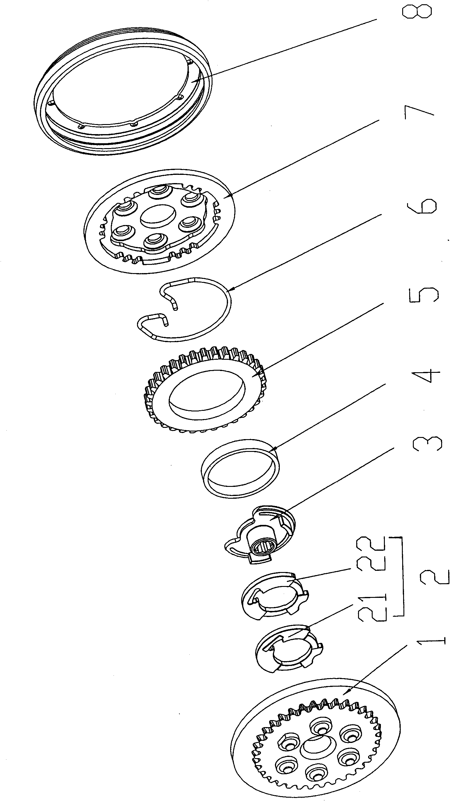 Universal stepless angle regulator