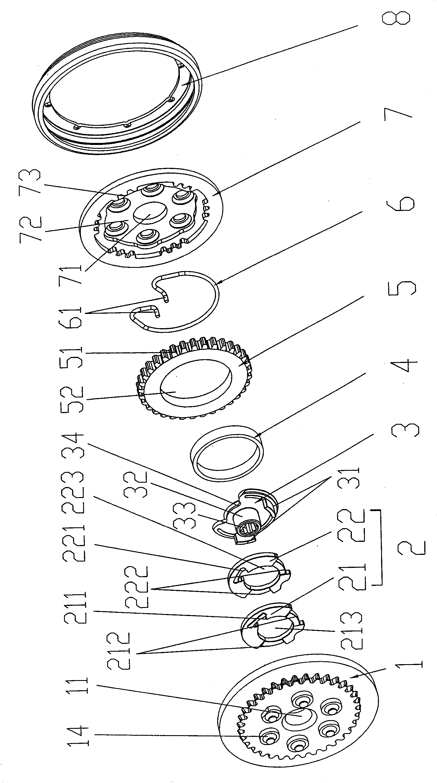 Universal stepless angle regulator