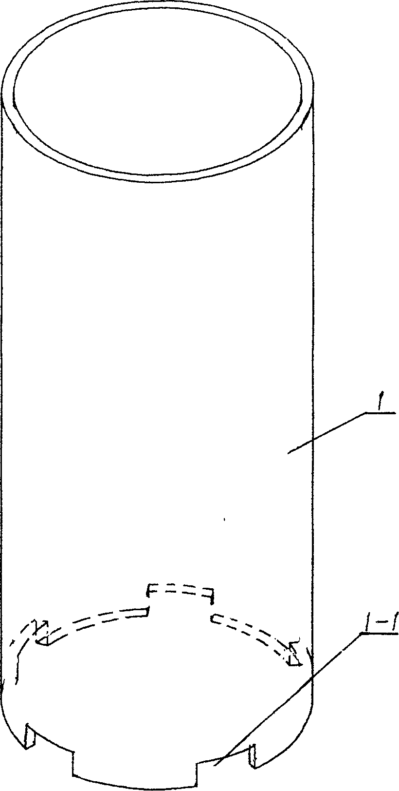 Self-experiencing expansion pile shoe and immersed tube poured pile re-piling method