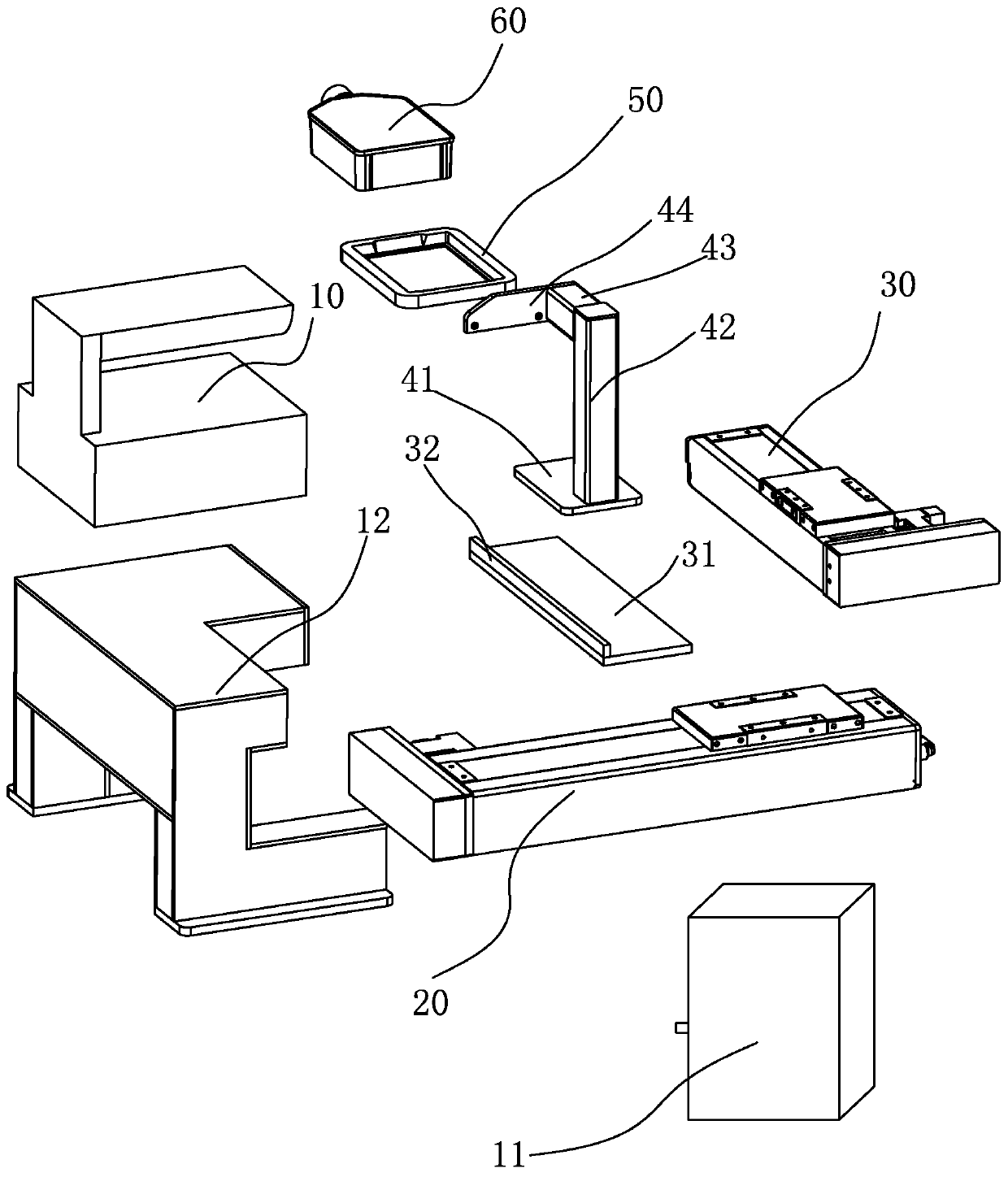 Cell culture result automatic observation mechanism and working method thereof