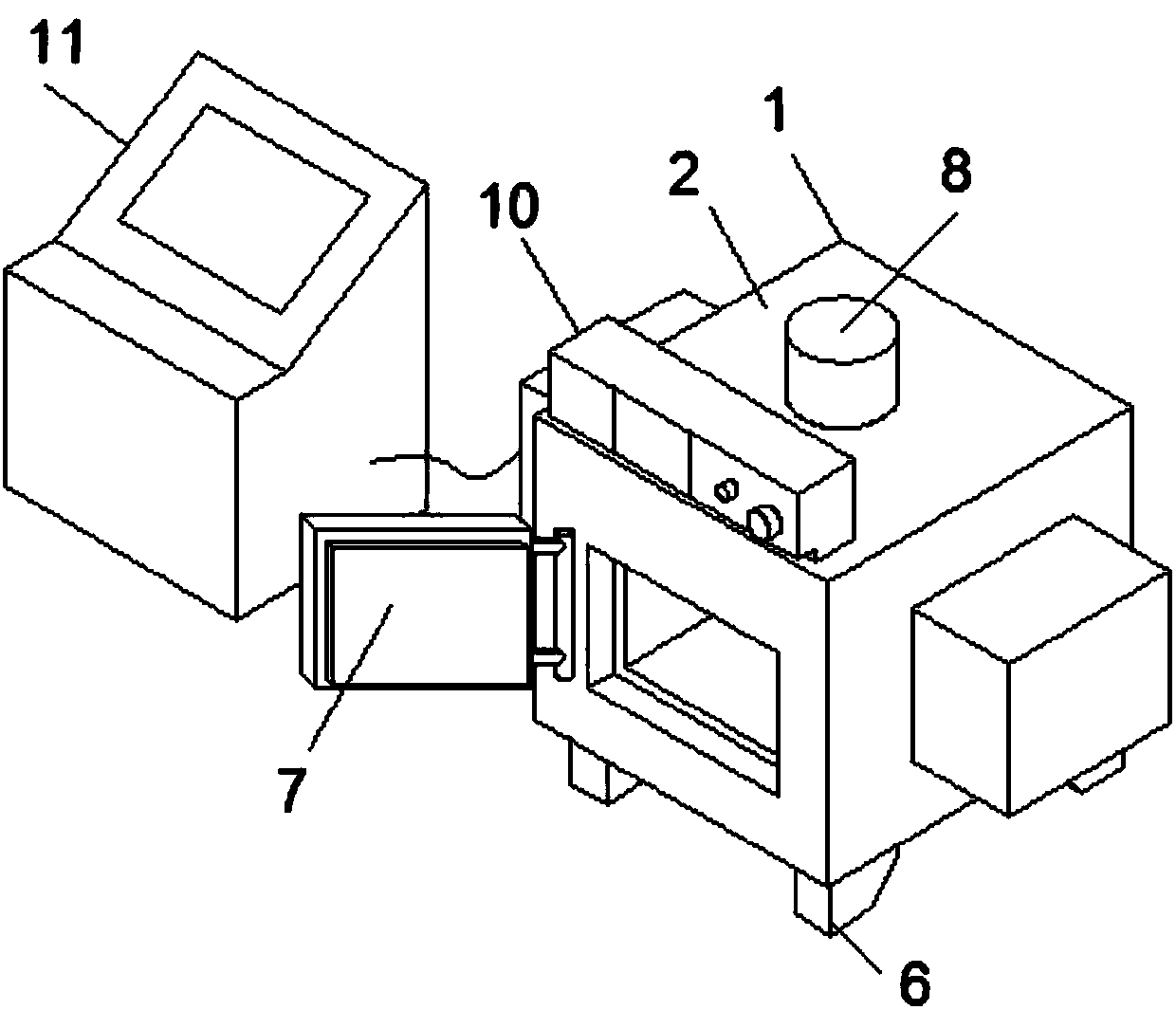 Computer control system of heating furnace