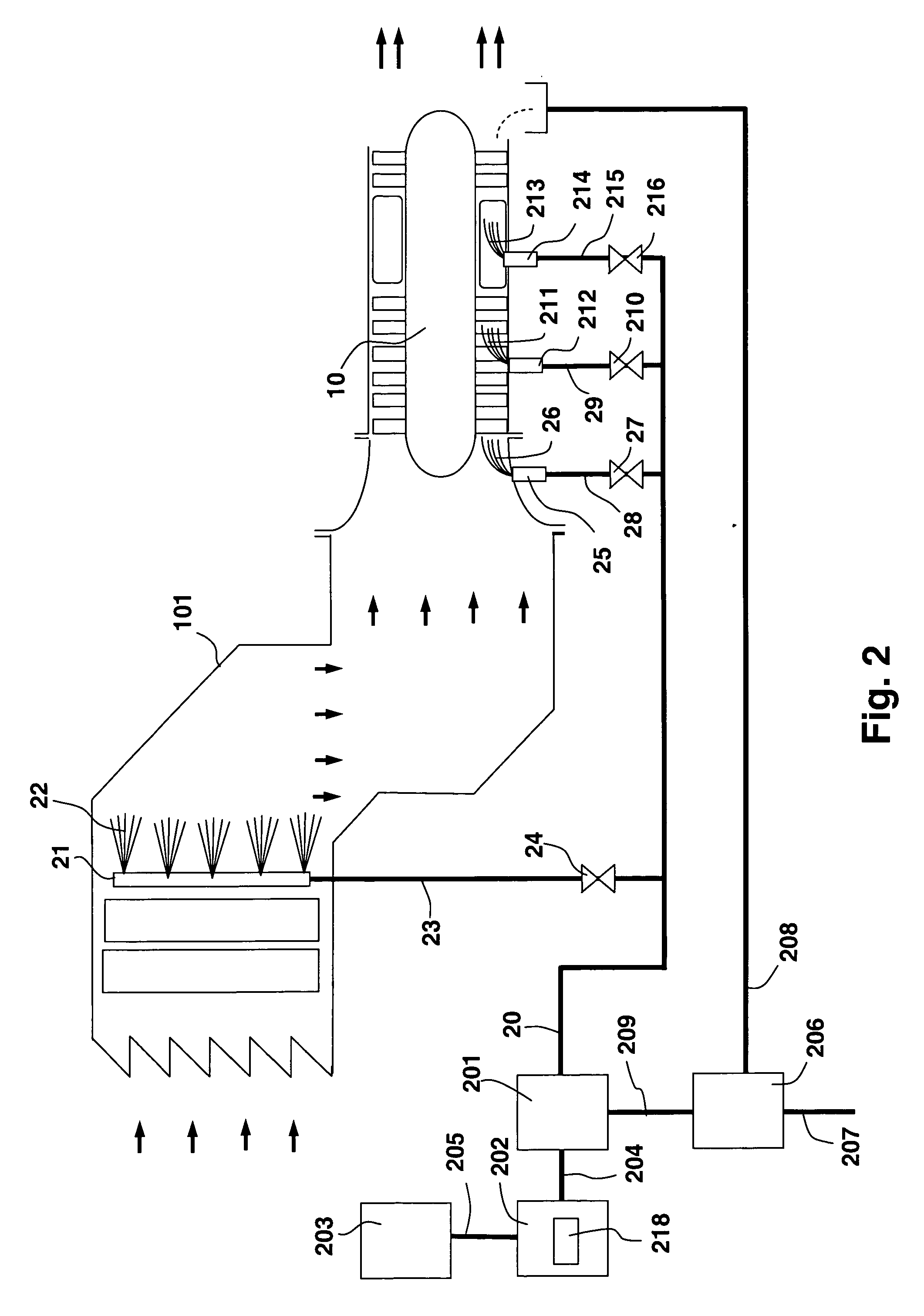 System and method for augmenting power output from a gas turbine engine