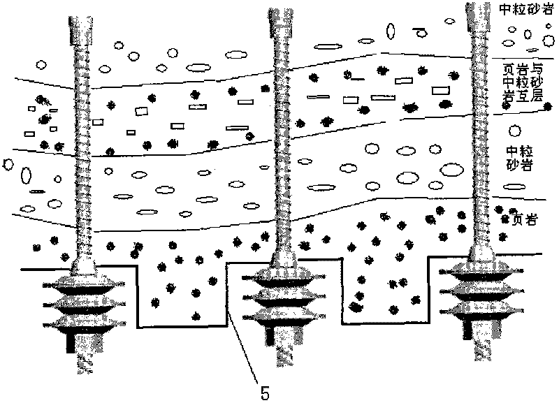 Displacement release type anchor head device