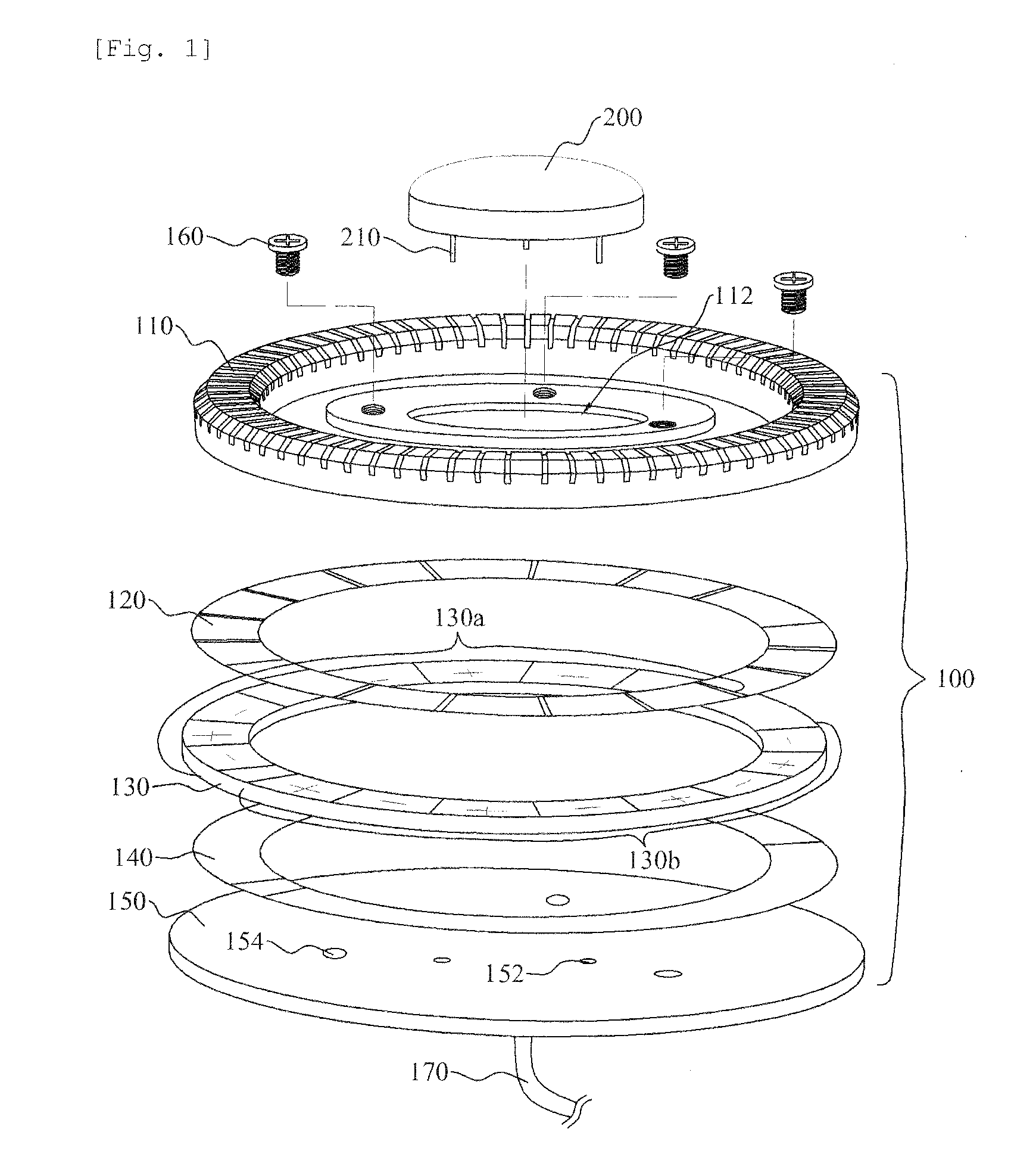 Portable physis-stimulating device for promoting growth with two-phase ultrasonic vibration generators and LED elements