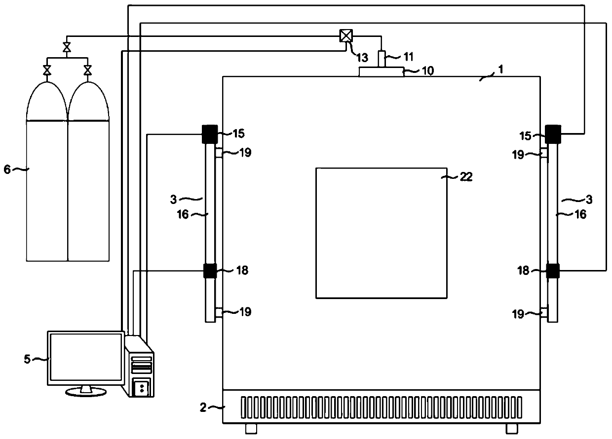 Low-temperature blasting test apparatus and test method for sounding balloon