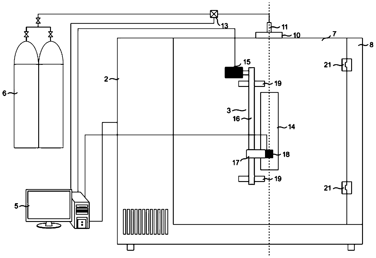 Low-temperature blasting test apparatus and test method for sounding balloon