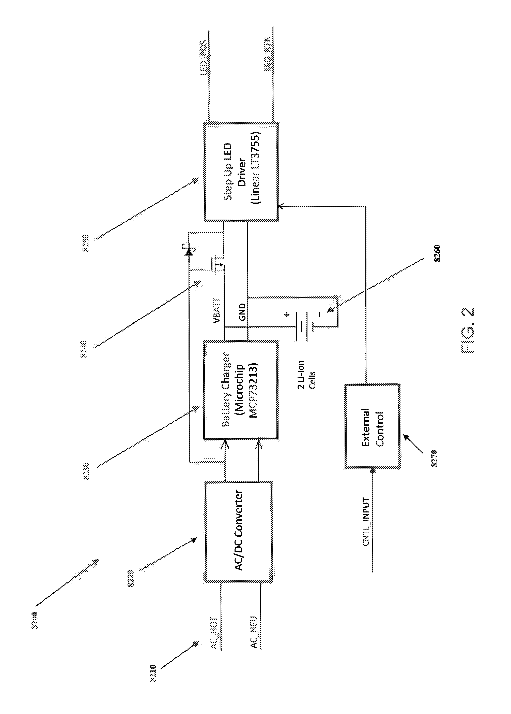 Wireless lighting device with charging port