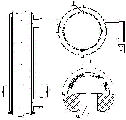 Entire closed-loop circulating fluidized bed as well as usage and application method thereof