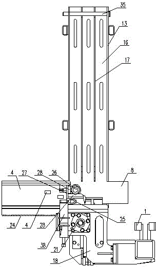 Automatic drill pipe assembly and disassembly mechanism of trenchless horizontal directional drilling machine