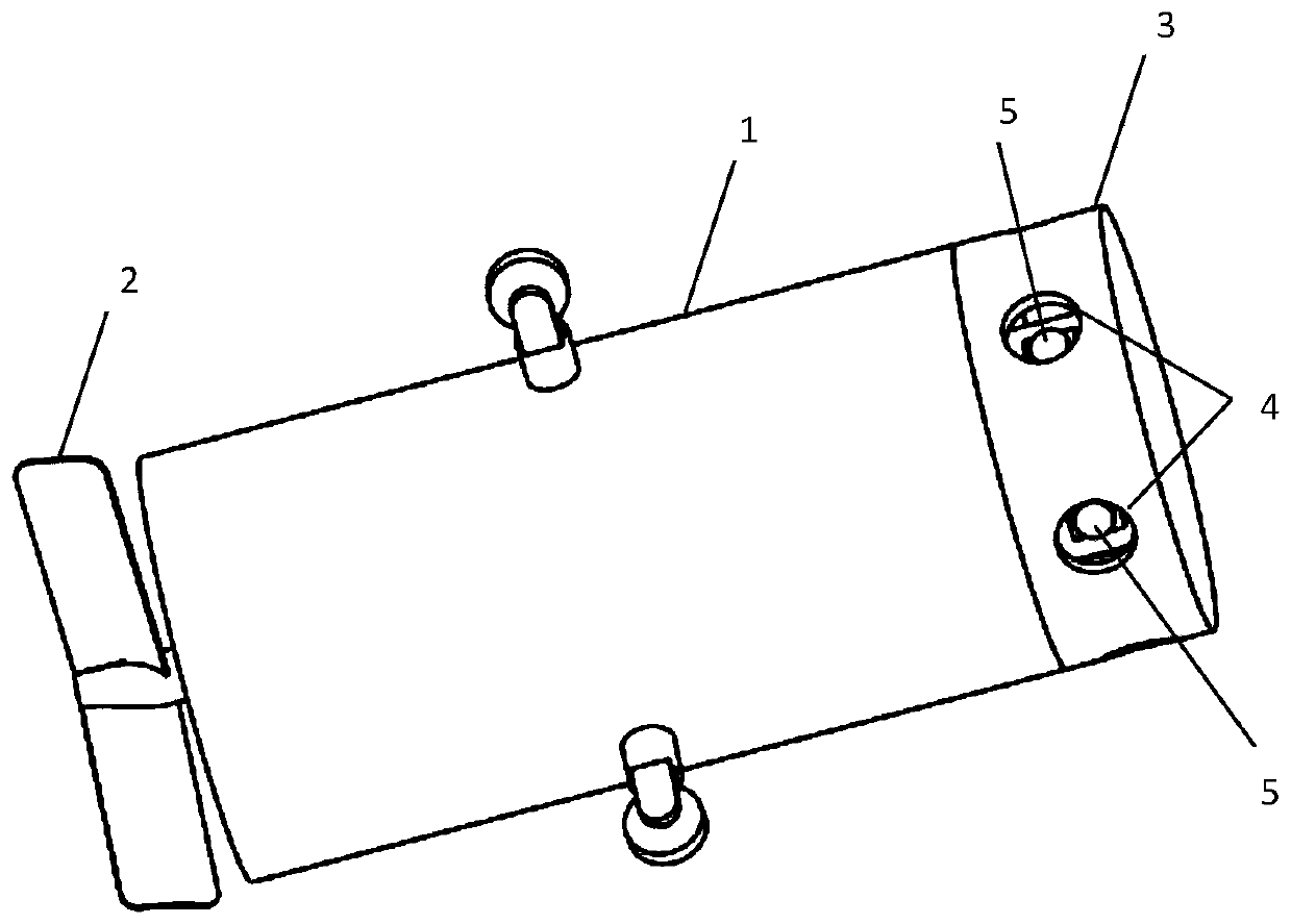 A three-dimensional acquisition device for the inner wall of a pipeline