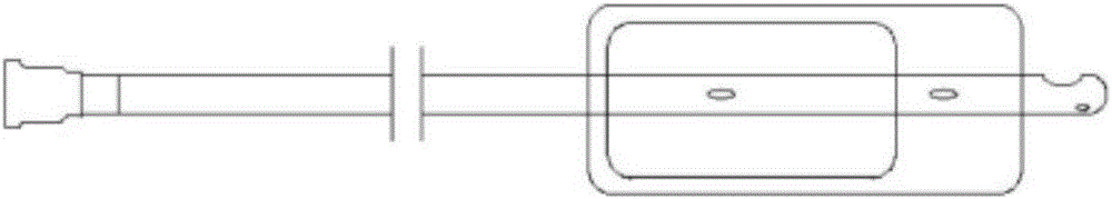 Application method of composite columnar balloon prostatic splitting catheter with anteceding inner balloon