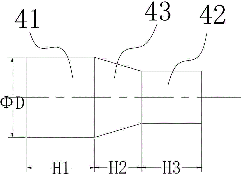 Hot forging forming method for cylindrical forged piece