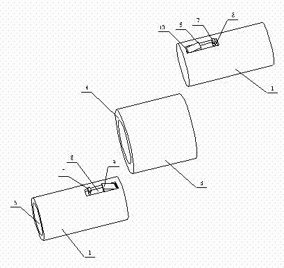 Connecting device for lengthening handle