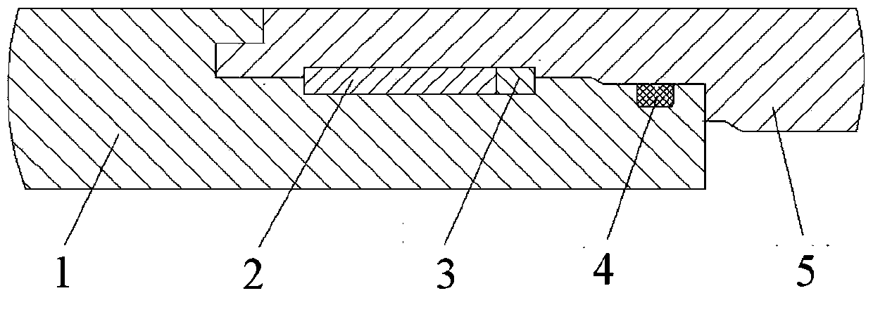 Finite element modeling method of underwater vehicle wedge ring structure