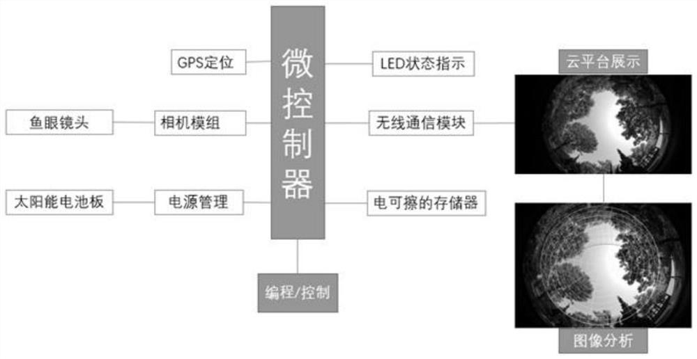 Novel leaf area index instrument and leaf area index measuring method thereof