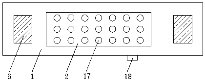 A test tube rack for chemical industry