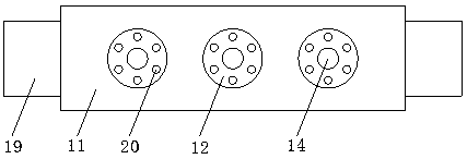 A test tube rack for chemical industry