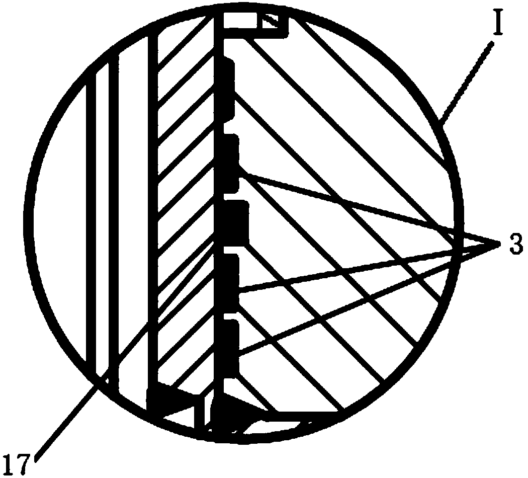 An impact-resistant double telescopic column and its application