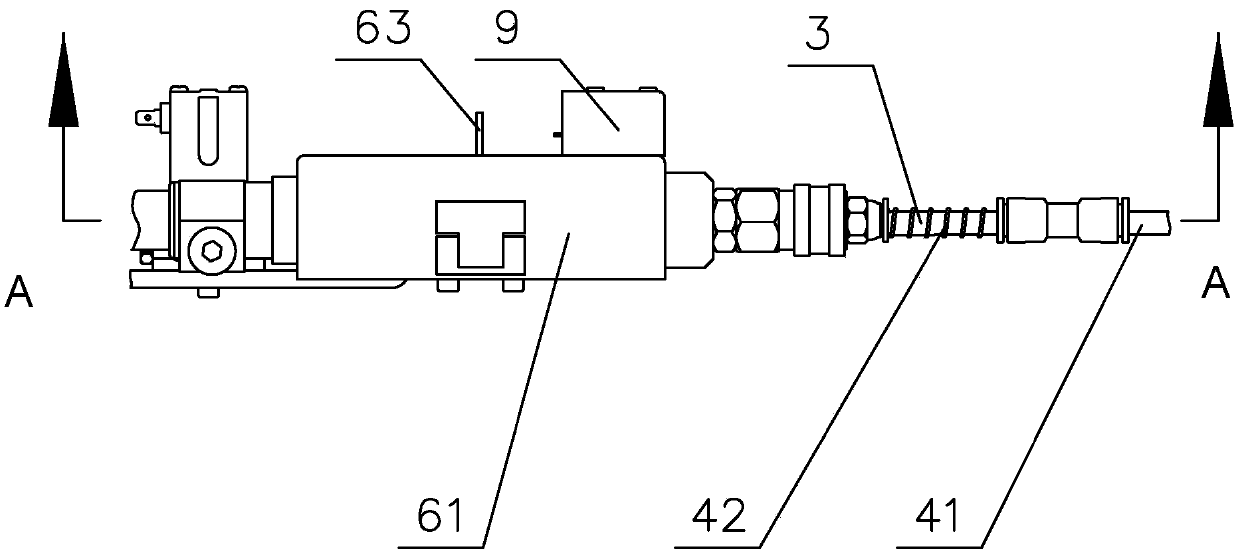 Buffer device for welding wire, welding system and welding robot