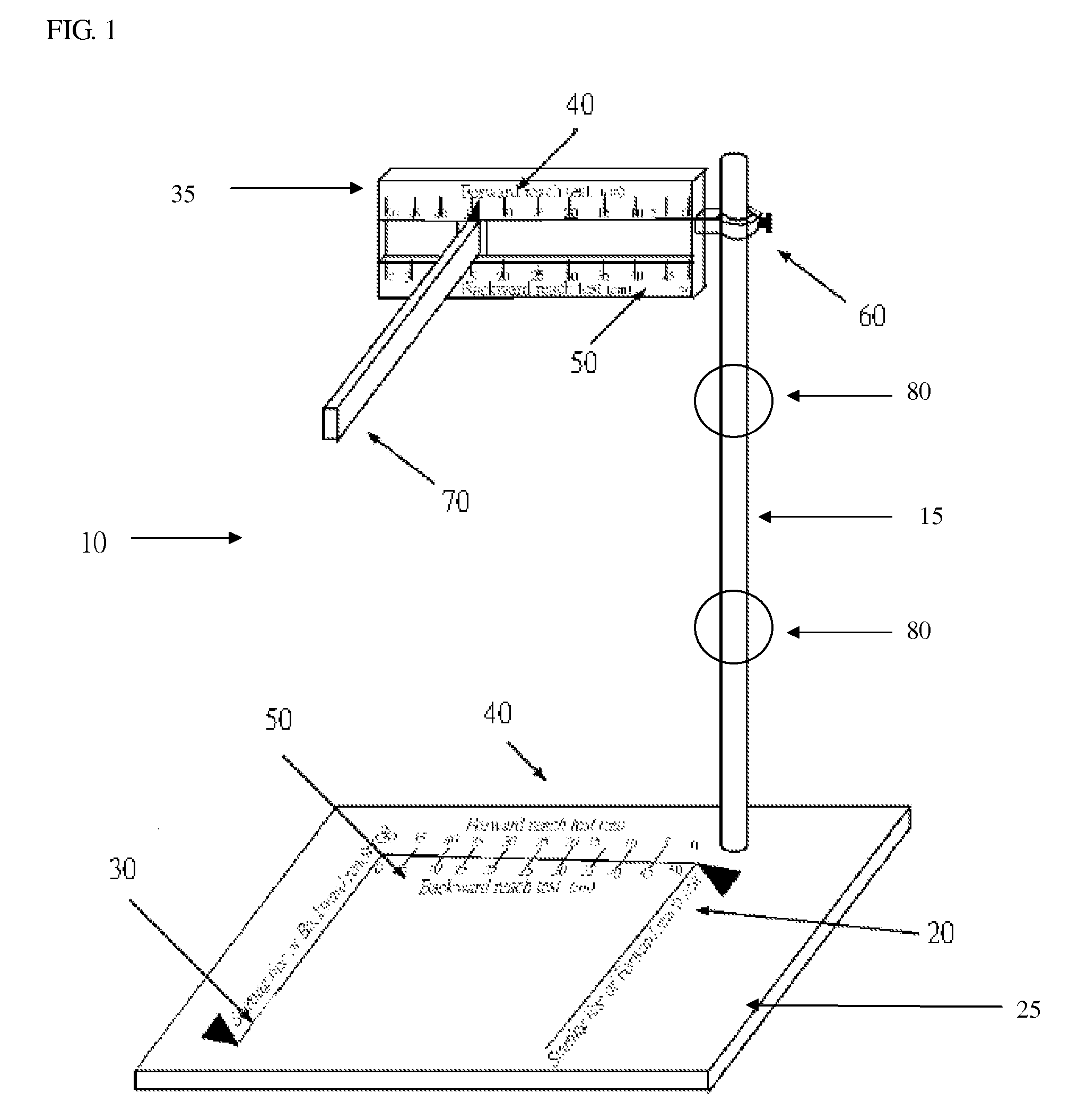 Device for Measuring Functional Reach