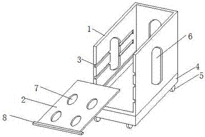 Novel computer case bracket