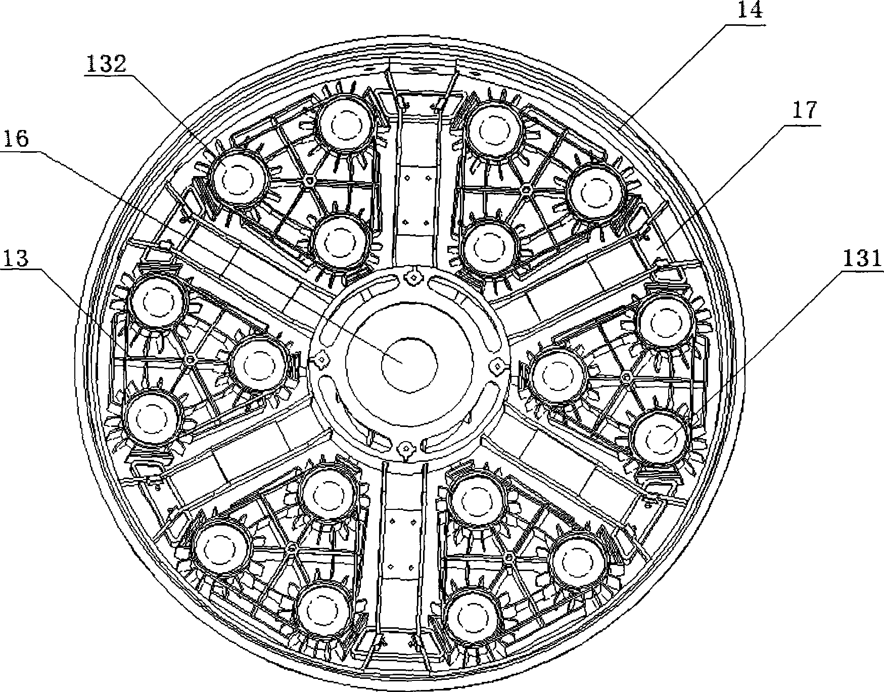 Operating astral lamp