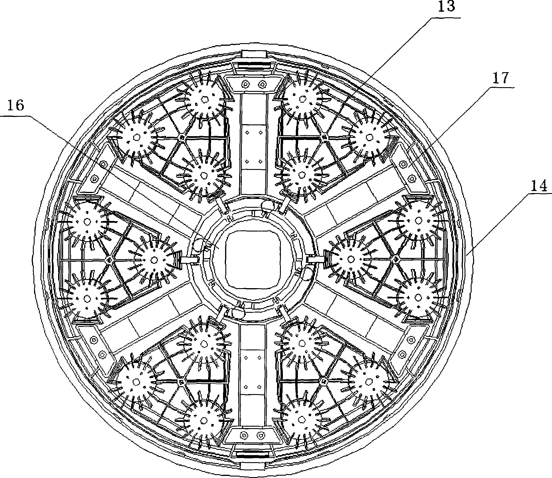 Operating astral lamp