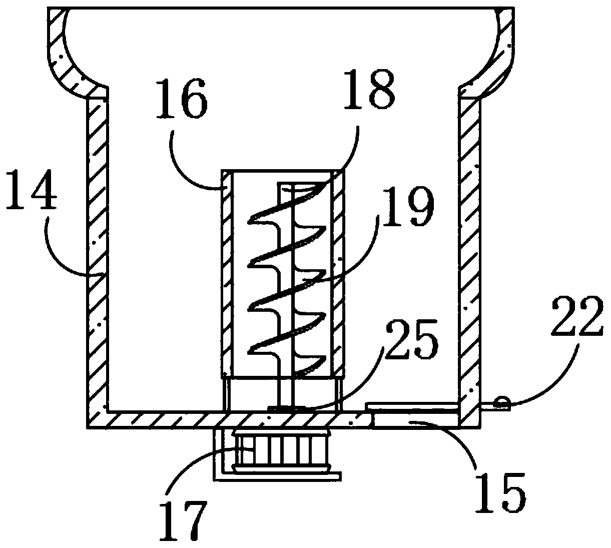 Spraying direction gradual-change type mortar spraying device