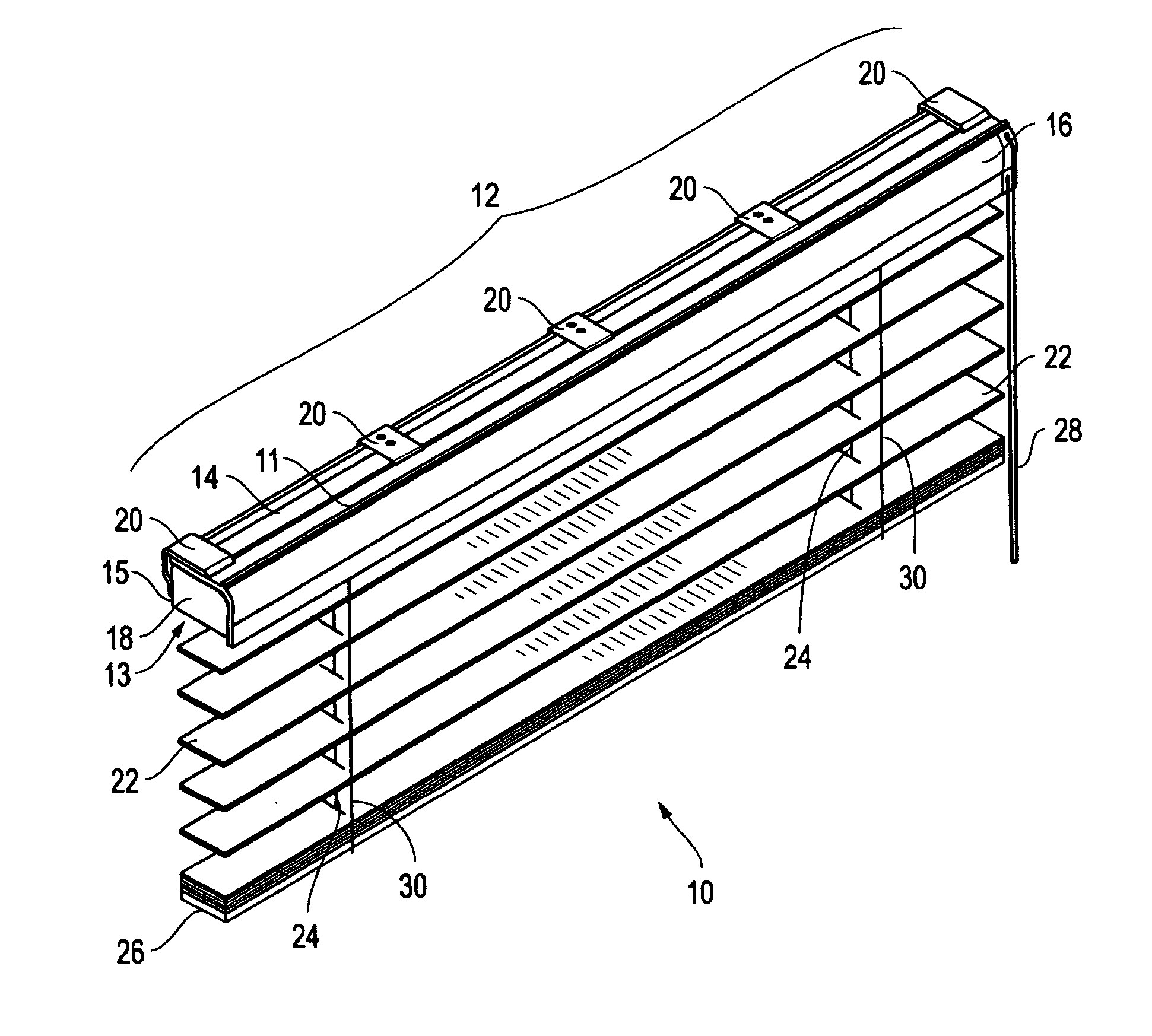 Motorizable tilt shade system and method