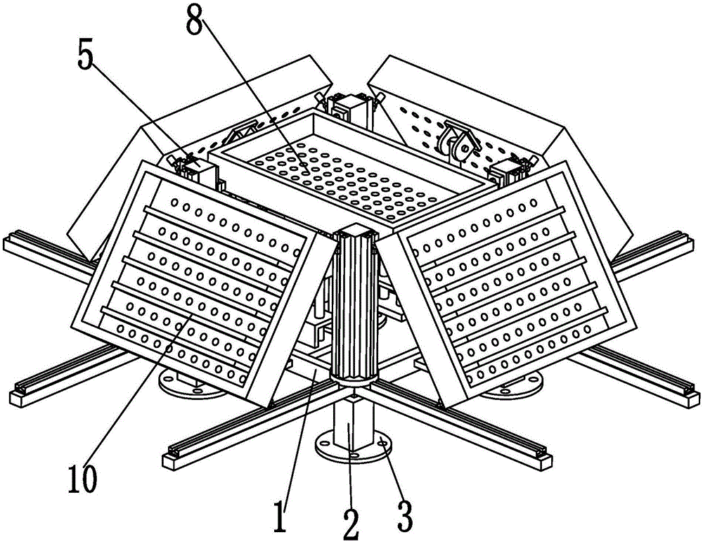 Establishing method of multilayer ecological lobsterling breeding system