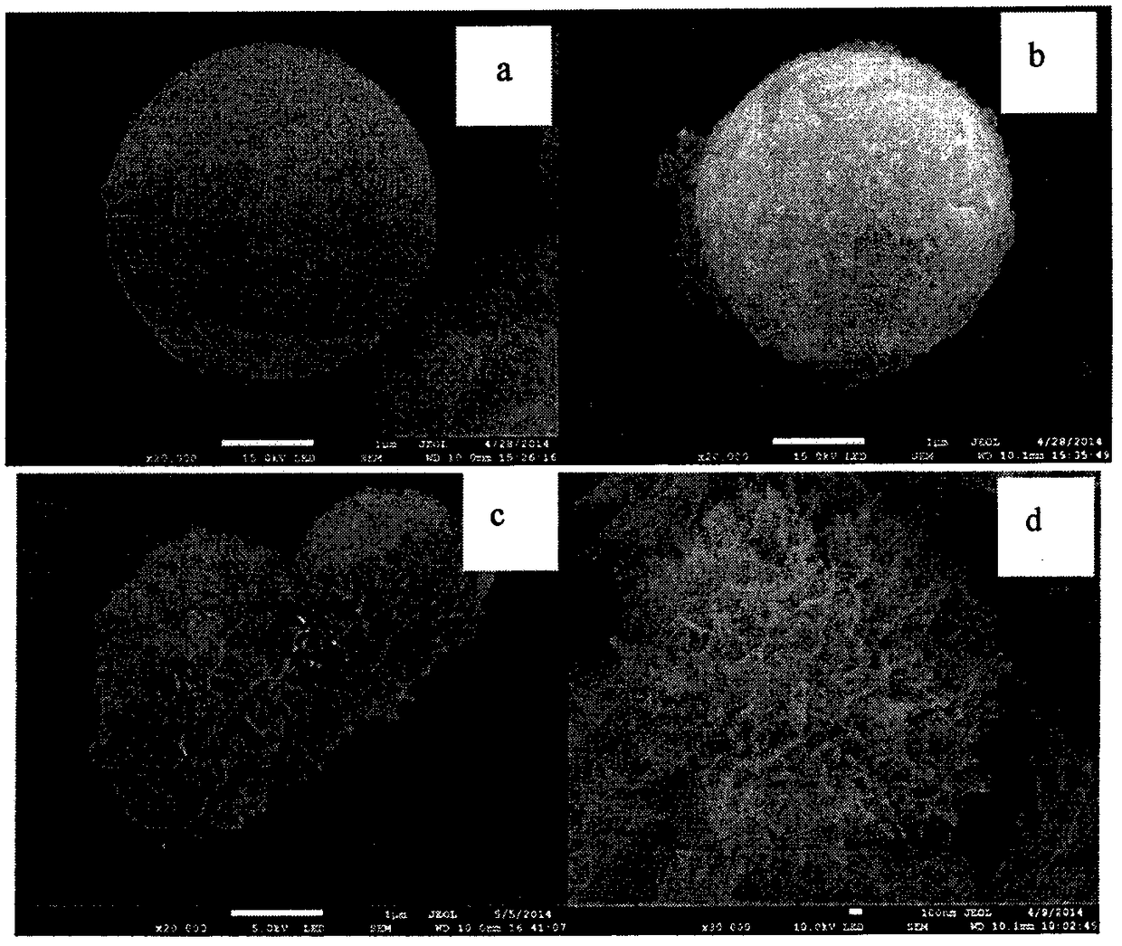 A synthesis method of petal-shaped magnesia-aluminum spinel nanohollow spheres with high specific surface area