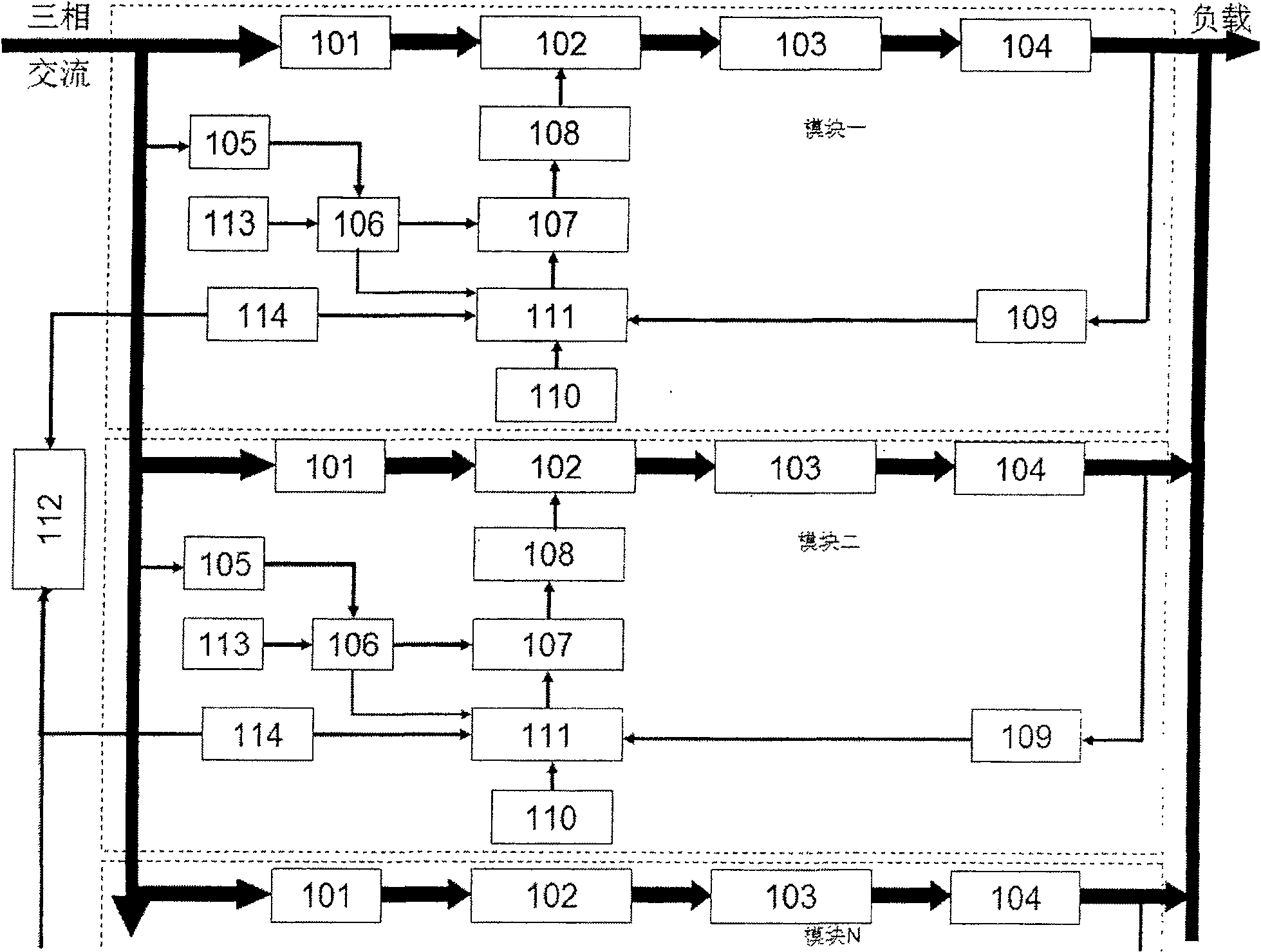 Embedded intelligent node modular high-frequency soft switch electrolysis power