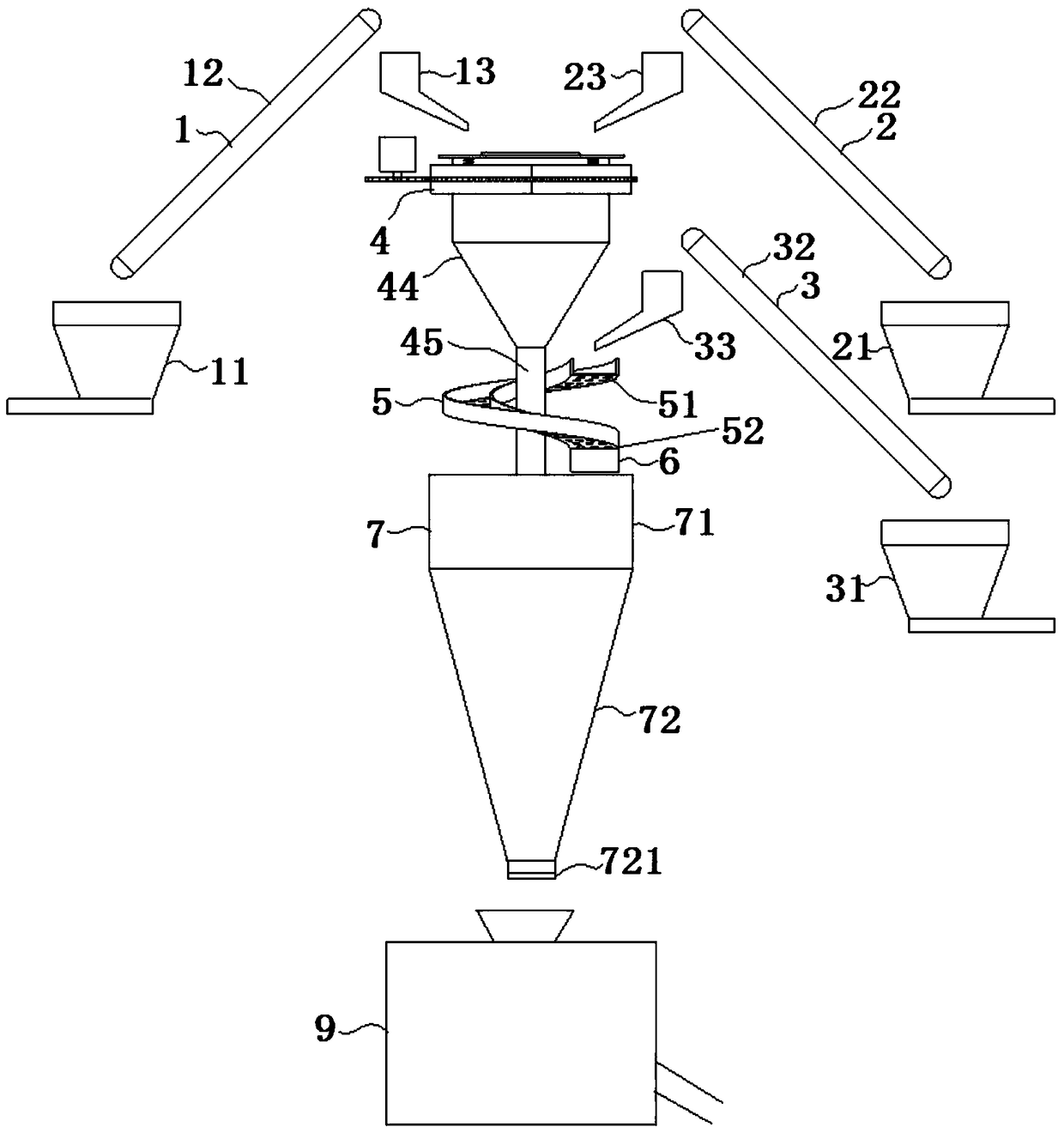 Concrete production system and production method thereof