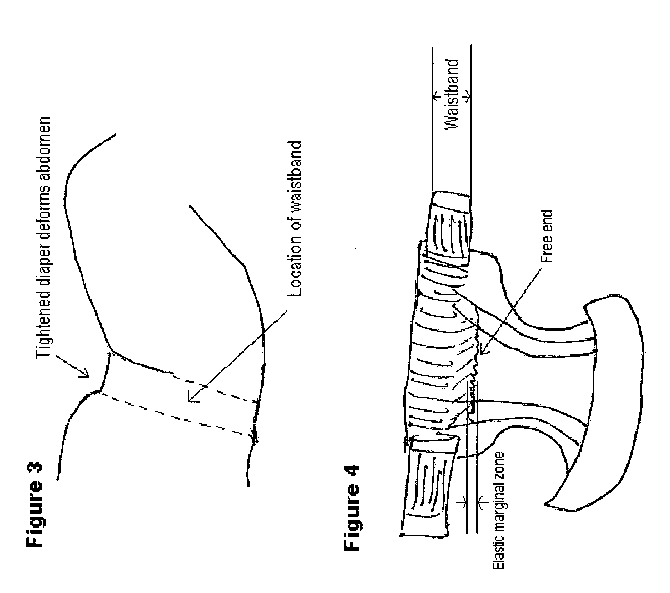 Diapers with improved leak prevention