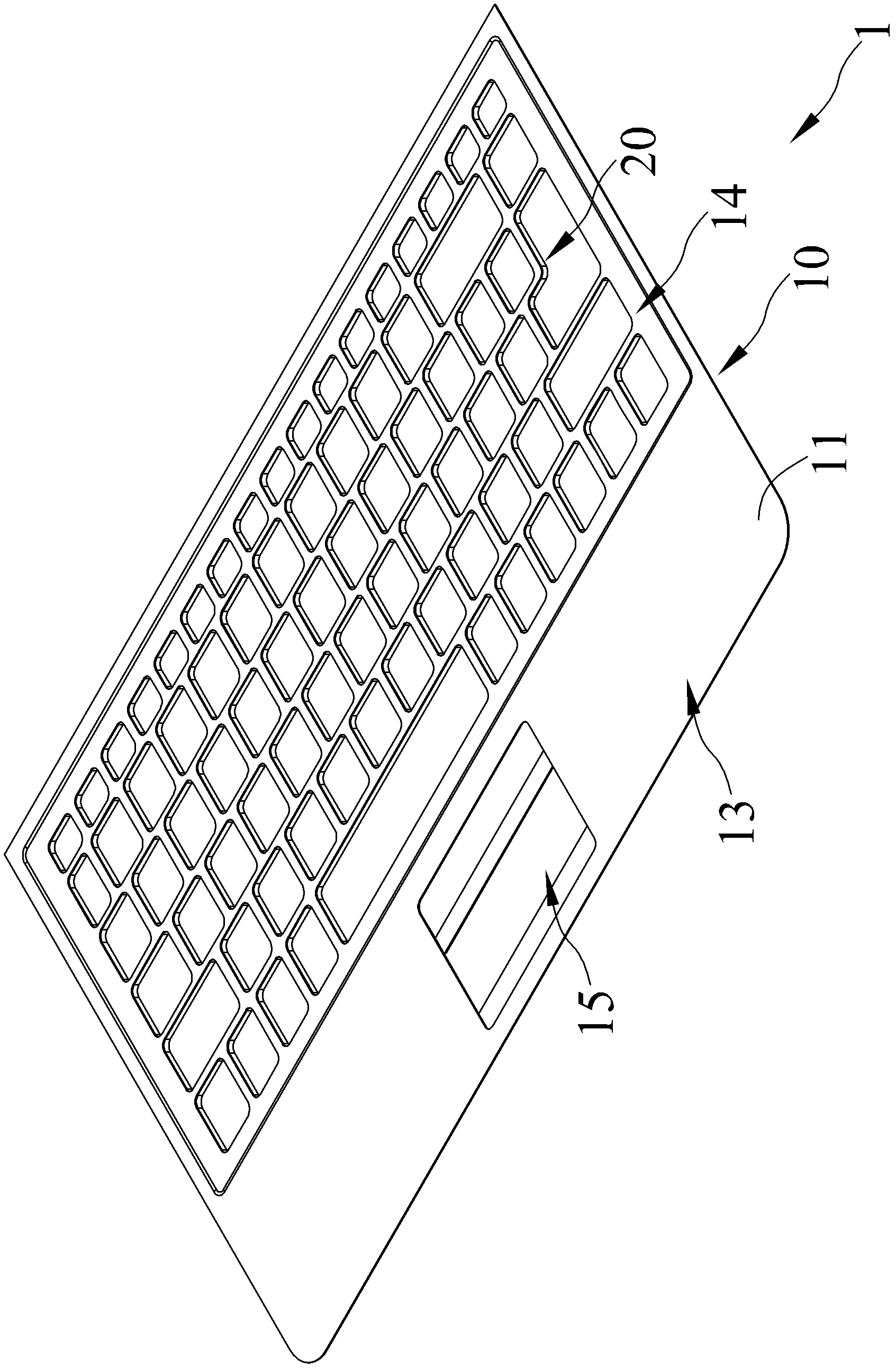Keyboard framework with preferred structure strength